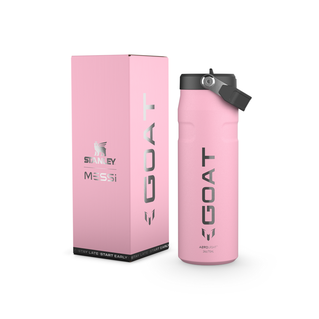 The Messi x Stanley IceFlow™ Flip Straw 2.0 Bottle | 24 OZ