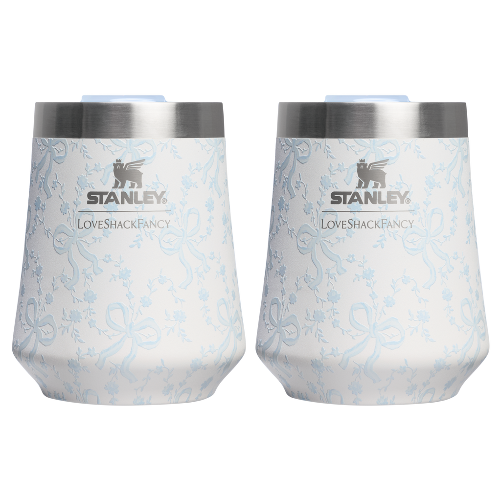 Stanley 1913 x LoveShackFancy Holiday The Reserve Wine Tumbler Set | 11 OZ (2-pack)